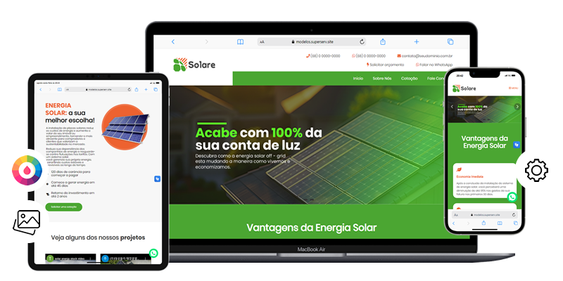 site para Energia Solar